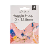 Must Have Findings – Huggie Hoop 12×12.5mm Gold (4 pcs)